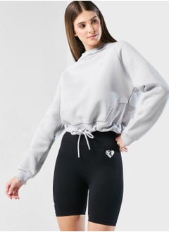 Buy True Mesh Cropped Hoodie in UAE