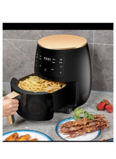 Buy Healthy Air Fryer Without Oil Capacity 6 Liters Power 2400 Watts - Black Color in Saudi Arabia