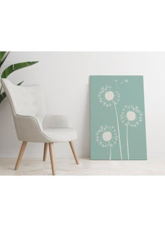 Buy White Dandelion Plant Printed Canvas wall art 120x80 in Egypt