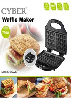 اشتري Waffle Maker 750 W CYWM2262 Black في الامارات