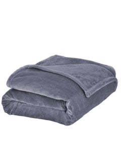 Buy Lightweight Velvet Blanket, Mora Series, 350GSM, Single Size 230 x 170 cm, Extra Soft All Season Fleece Blanket, Bed And Sofa Blanket in Saudi Arabia