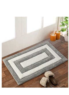 Buy Shemtron Race Track Pattern Cotton Bath Mat in UAE