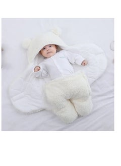 اشتري Baby Sleeping Bags Thicken Newborn Baby Wrap Blanket Winter Warm Newborn Envelope Soft Infant Sleeping Bag 0-9 Months في الامارات