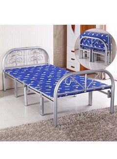 Buy Modern Foldable Bed Steel Metal Folding Bed for Living Room Home Office Privacy Room in UAE