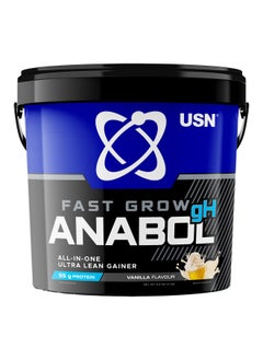 Buy USN Fast Grow Anabol GH Vanilla All-in-one Protein Powder Shake (4kg): Workout-Boosting, Anabolic Protein Powder for Muscle Gain in UAE