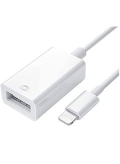 Buy Yesido - Premium Quality Lightning OTG/USB 3.0 Super Fast Data Transmission (White) in UAE