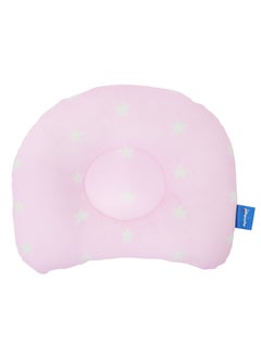 Buy Newborn Baby Pillow, Soft and Breathable Flat Pillow for Newborns-Pink in UAE