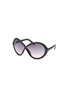 اشتري Women's Butterfly Shape  Sunglasses FT107001B68 Lens Size: 68 Millimeter - Shiny Black في السعودية