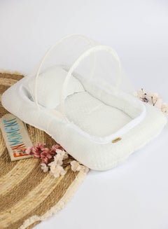 Buy Newborn Baby Sponge Beaded Mosquito Net Mattress Ultra Soft And Breathable in UAE
