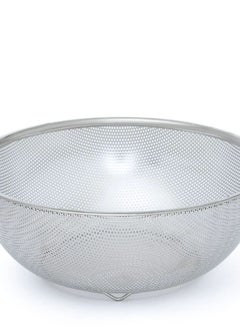 اشتري Stainless Steel Mesh Colander Kitchen Fine Mesh Strainer Bowl Straining Screen Basket Drainer Rice Washing Bowl Colander 20 cm في السعودية