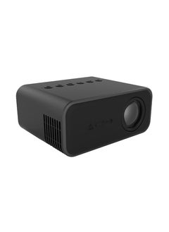 Buy Multifunction Mini LED Projector with Remote Control YT500 Black in Saudi Arabia