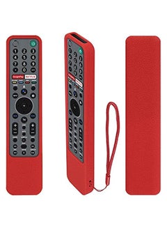 Buy Protective Silicone Remote Case for Sony RMF-TX600U RMF-TX500U RMF-TX500E RMF-TX600E Smart Voice Remote Controller Washable Anti-Lost Remote Cover with Loop (Red) in UAE