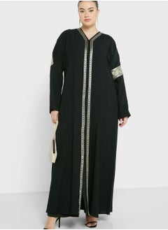 Buy Embroidery Detail Abaya in UAE