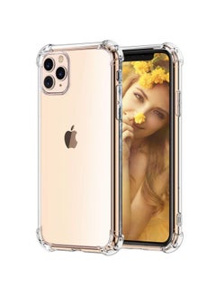 Buy iPhone 11 Pro Case, Shock Absorption, Anti-Scratch, Support Wireless Charging (Clear) in Saudi Arabia