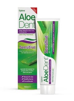 Buy AloeDent Sensitive Toothpaste Fluoride Free 100ml in UAE