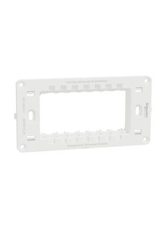 Buy Schneider Electric Supporting Frame, Miluz E, 4 gang, white in Egypt