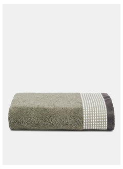 اشتري Jasper Hand Towel 550 GSM 100% Cotton Terry 50x90 cm -Soft Feel Super Absorbent Quick Dry Green في الامارات