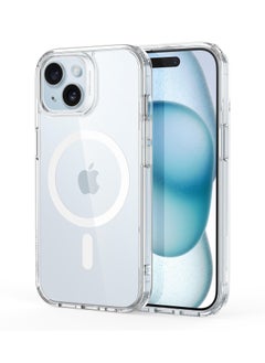 Buy Protective Case Cover For Apple iphone 15 Plus 5G Clear in UAE