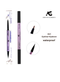 Buy Waterproof Long Lasting Eyebrow Pencil 103Dark Brown in Saudi Arabia
