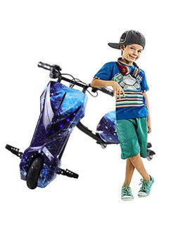 Buy 36V Electric Drifting Scooter With Bluetooth Music And Lights 360 Degree 3 wheel Drifting Scooter Adjustable Telescopic Length in UAE