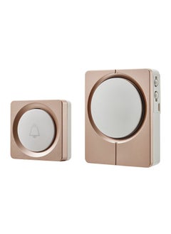 Buy Wireless Door Bell - White and Gold in Saudi Arabia