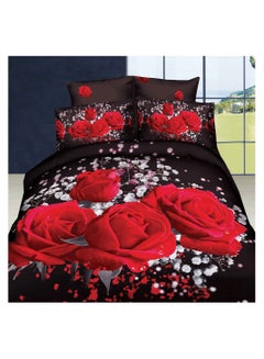 Buy quilt set satin cotton 3 pieces size 240 x 240 cm model 4012 from Family Bed in Egypt