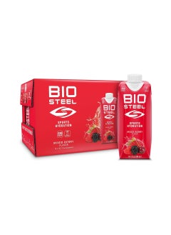 Buy BioSteelSports Drink Sugar-Free with Essential Electrolytes Mixed Berry 500ml 12-Pack in UAE