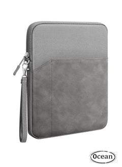 Buy 9-11 Inch Tablet Laptop Sleeve Case Waterproof Protective Carrying Bag With Pocket, Deep Grey in Saudi Arabia