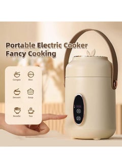 Buy Electric Stew Pot Slow Rice Cooker Multi-function Mini Health Pot Portable Kettle in UAE