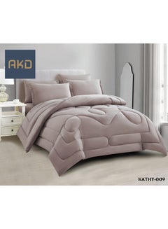Buy Comforter Set Of 6 Pieces Microfiber With High Quality in Saudi Arabia