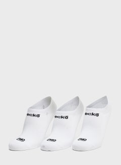 اشتري 3 Pack Logo No Show Socks في الامارات