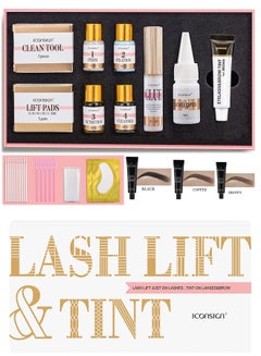 Buy Iconsign Fast Eyelash Eyebrow Lift  Perming and Tint Kit with Nutrition in UAE