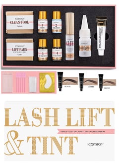 Buy Iconsign Fast Eyelash Eyebrow Lift  Perming and Tint Kit with Nutrition in UAE