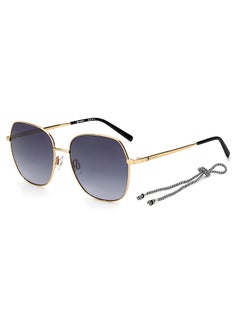 Buy Women's UV Protection Square Sunglasses - Mmi 0018/S Blk Gold 57 - Lens Size 57 Mm in Saudi Arabia