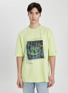 اشتري Oversize Fit Crew Neck T-Shirt في الامارات