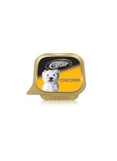 Buy Cesar Chicken Flavoured Wet Dog Food 100g in UAE