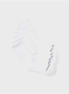 اشتري 3 Pack Logo Crew Socks في الامارات