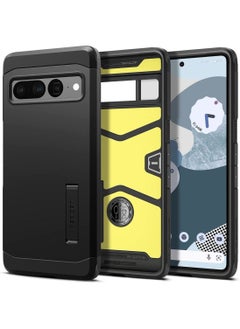 Buy Tough Armor Google Pixel 7 Pro Case Cover with Extreme Impact Foam - Black in UAE