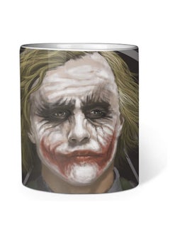 Buy Ceramic mug with "Joker" design printed in white in Saudi Arabia