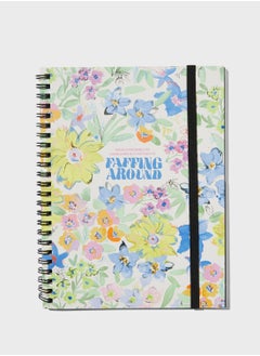 Buy Floral A5 Spinout Notebook in UAE