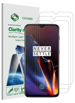 Buy 3 Pack For OnePlus 6T Screen Protector Tempered Glass Full Glue Back in UAE