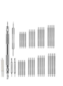 Buy Spring Bar Tool Watch Band Tool Set Watch Wrist Bands Strap Removal Repair Fix Kit with 3 Extra Tips Pins & Heavy Duty 316 Stainless Steel Pins Watch Repair Kit 37Pcs for Watch Pins Replacement in UAE