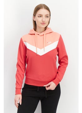 Buy Women Sportswear Fit Long Sleeve Bosa Cropped Hoody, Virtua Pink/Rose/White in Saudi Arabia