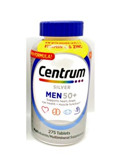 اشتري Centrum Silver Men 50+ Multivitamin/Multimineral, 275 Tablet في الامارات