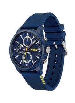 اشتري Relax Men's Blue Dial Silicone Watch - 1530257 في السعودية