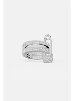 Buy APM Monaco Love, Smile, Bonheur Triple Hoop Safety Pin Ring in UAE