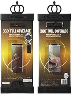 Buy iTop Screen for For Iphone 12 (6.1) 360 Full Cover Nano Anti-Shock Film front and back - Clear in Egypt