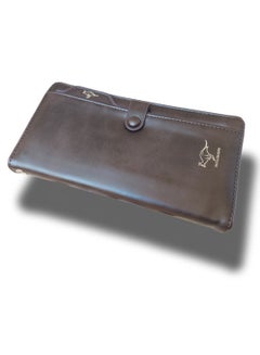 Buy Brown leather men's wallet in Egypt