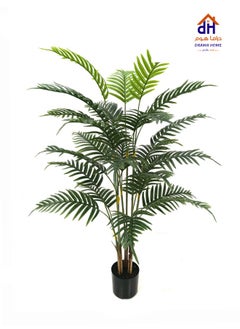 Buy Artificial Ornamental Palm Tree in Pot Green/Brown 130cm in Saudi Arabia