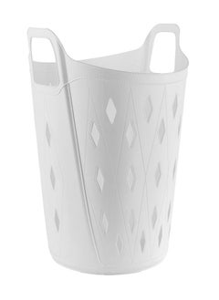 Buy Multi-Purpose Flexible Laundry Basket with a Slit Break Resistant, Light Weight, Durable and Stylish Construction Large Space Perfect for Storage - 60 Liters in UAE